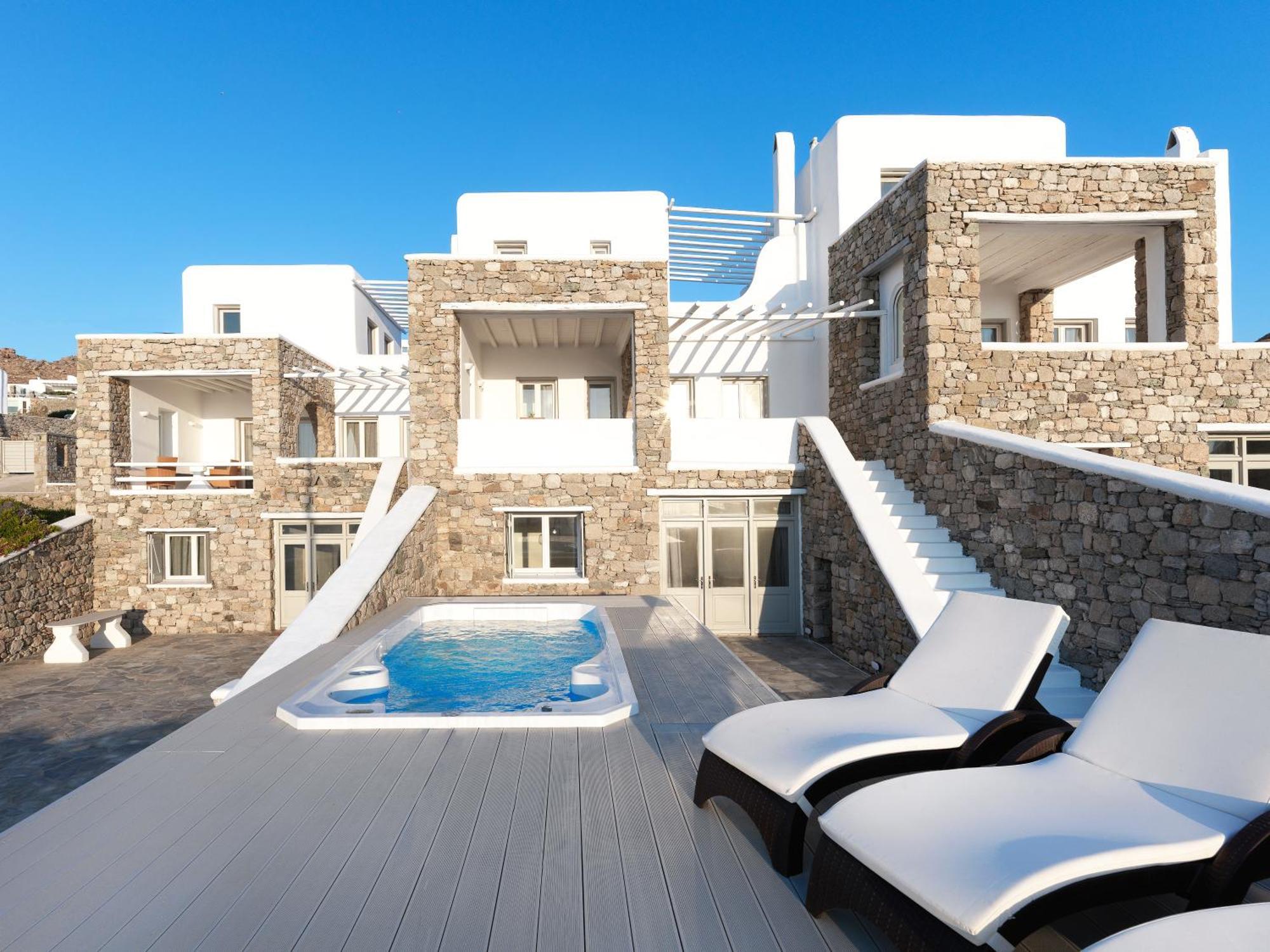 Sunset Villas In Mykonos By White Hills Mykonos Town 외부 사진